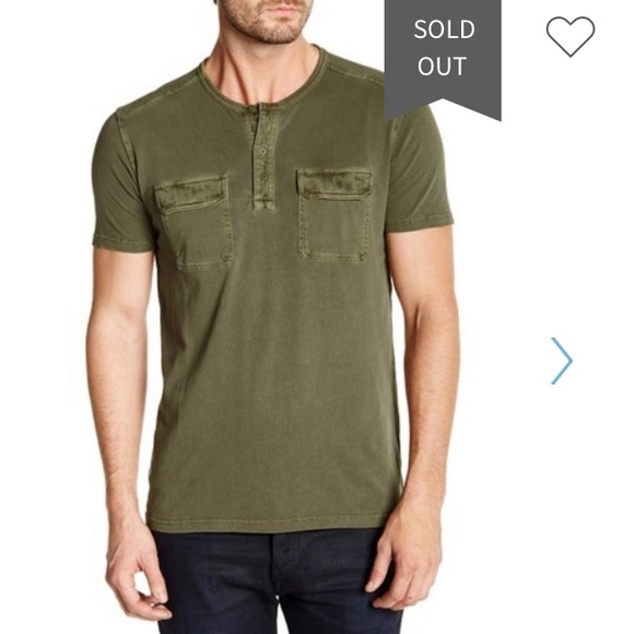 Lucky Brand Other - Lucky Brand Military Henley Short Sleeve T-shirt